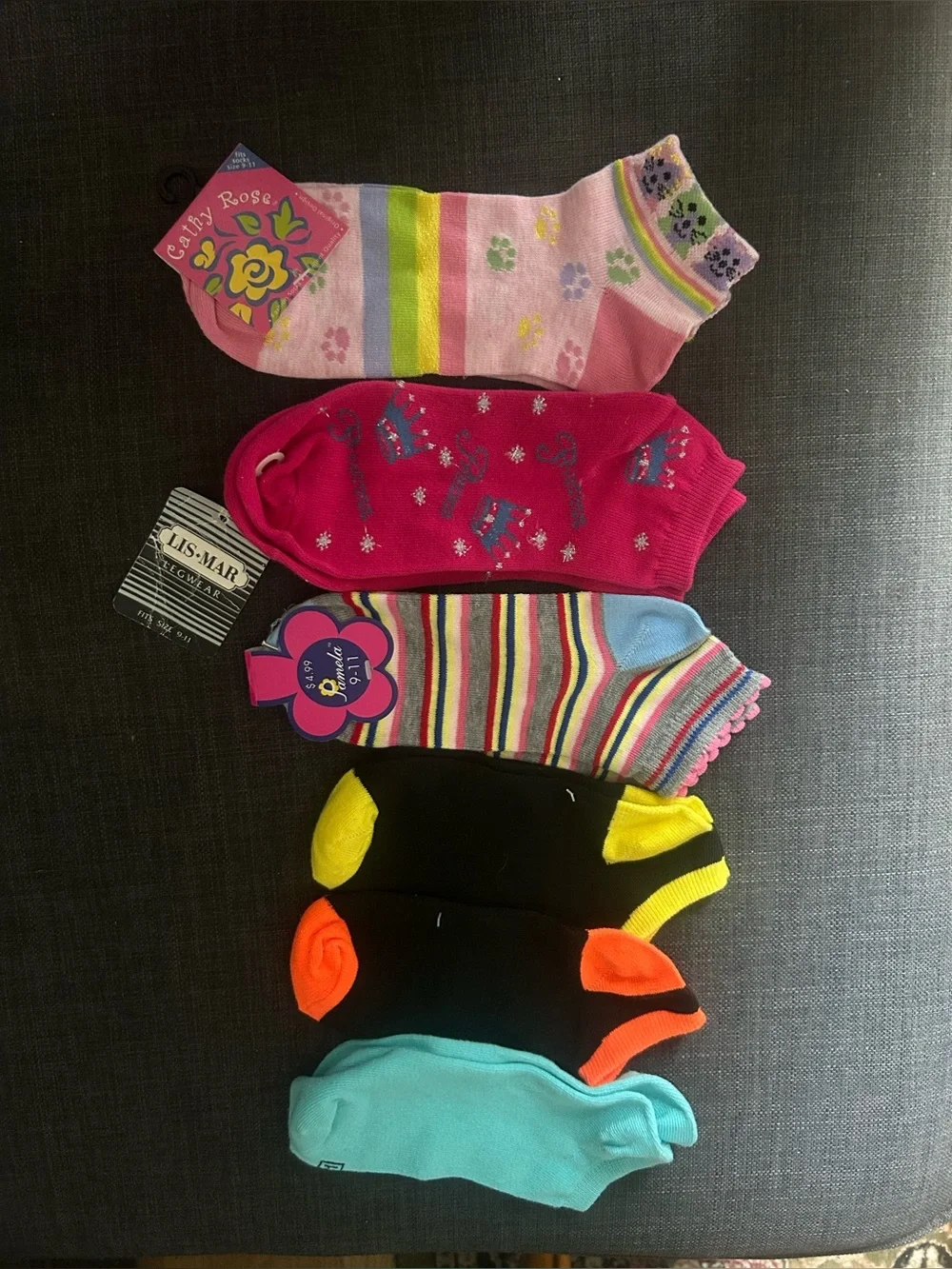 6 Pair New Women’s Socks